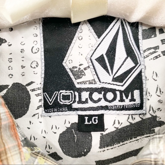 VOLCOM BARMUDA Classic Plaid Shirt - Picture 4 of 5
